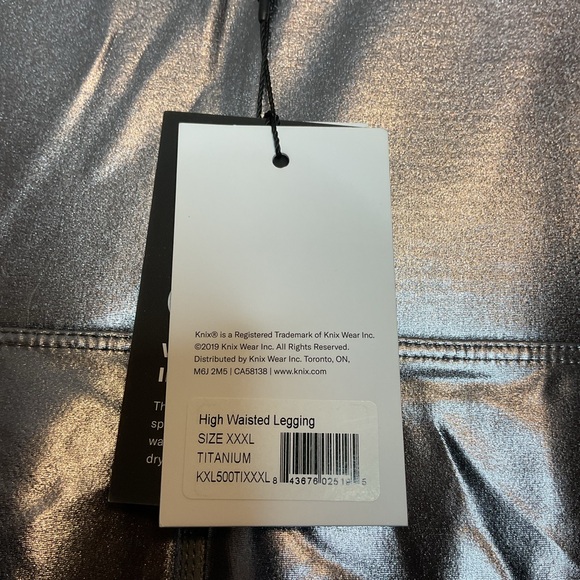 knix high waisted legging titanium XXL new with tags - Picture 4 of 12
